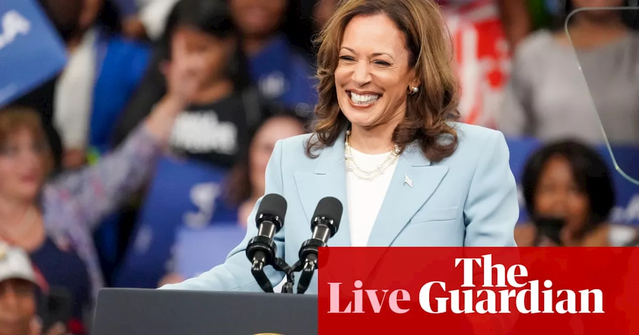 Kamala Harris’s campaign raises $310m, far outpacing Trump’s funding