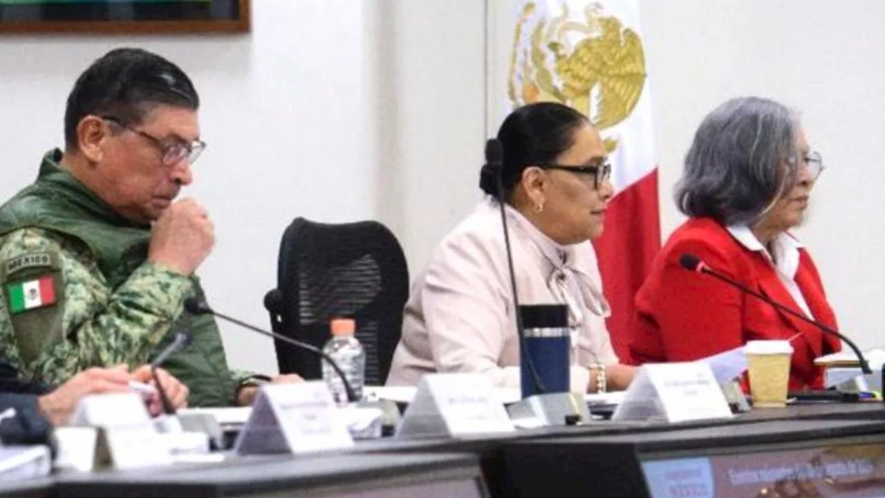 AMLO encabeza gabinete de seguridad junto a Rosa Icela Rodríguez