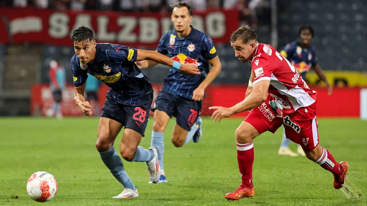  3:2! VAR-Elfer rettet Salzburg gegen starken GAK