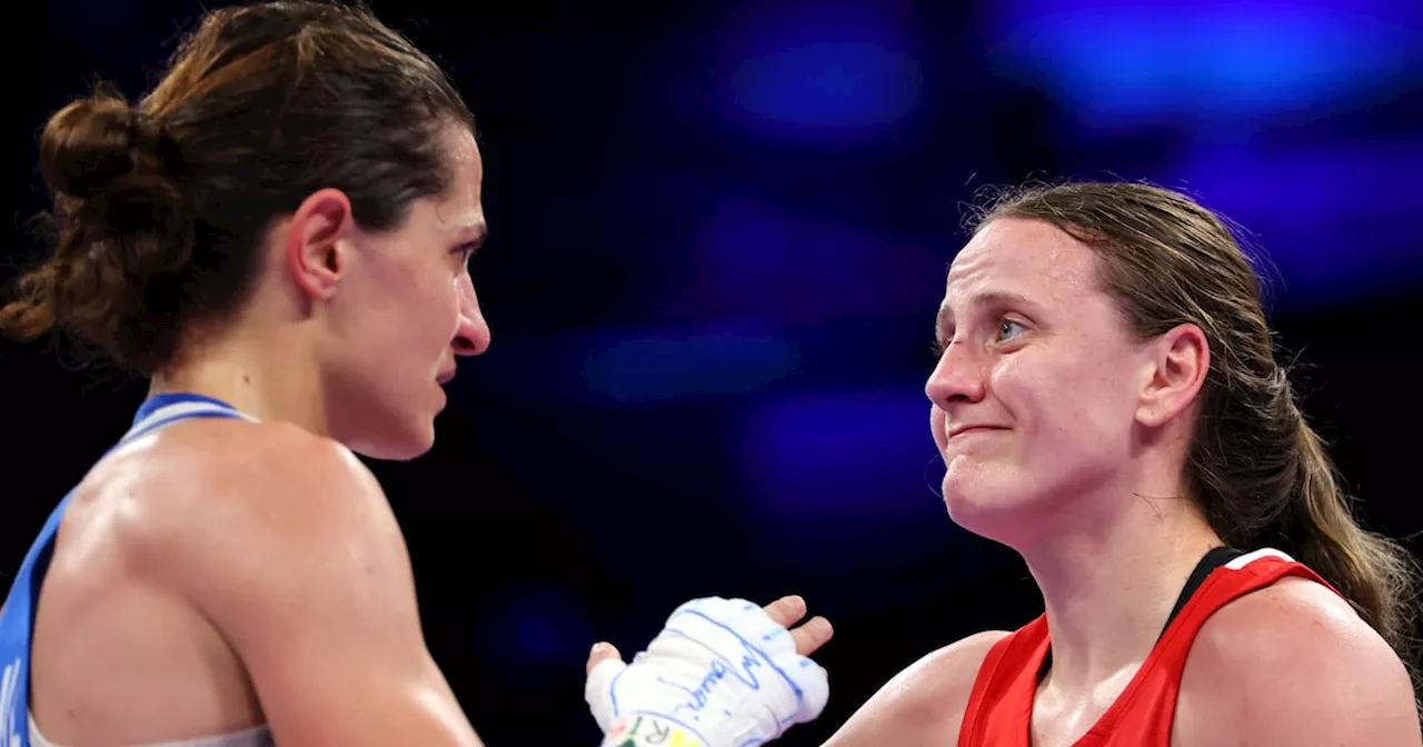 Michaela Walsh’s departure leaves Kellie Harrington as final Irish boxer at Olympic Games