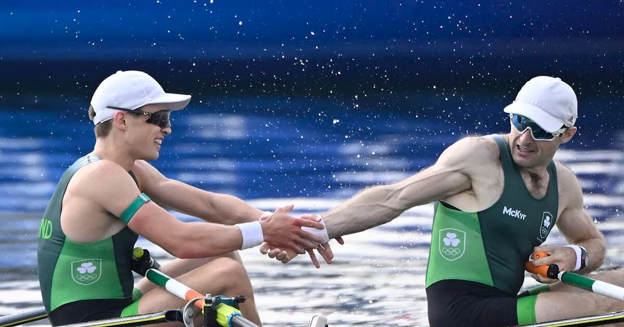 Olympics: Paul O’Donovan and Fintan McCarthy take lightweight gold for Ireland