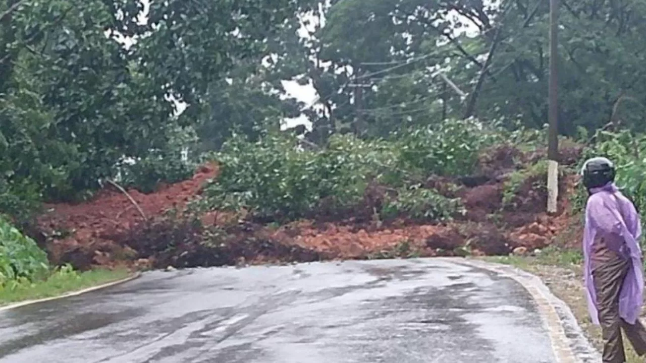 Karnataka Landslide: कर्नाटक में पुत्तूर में लैंडस्लाइड, नेशनल हाईवे 275 पर ट्रैफिक बाधित; मलबा हटाने का काम शुरू