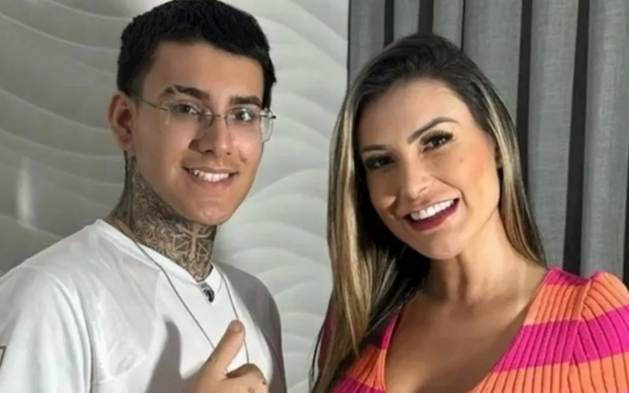 Em meio a críticas, filho de Andressa Urach sai em defesa da mãe