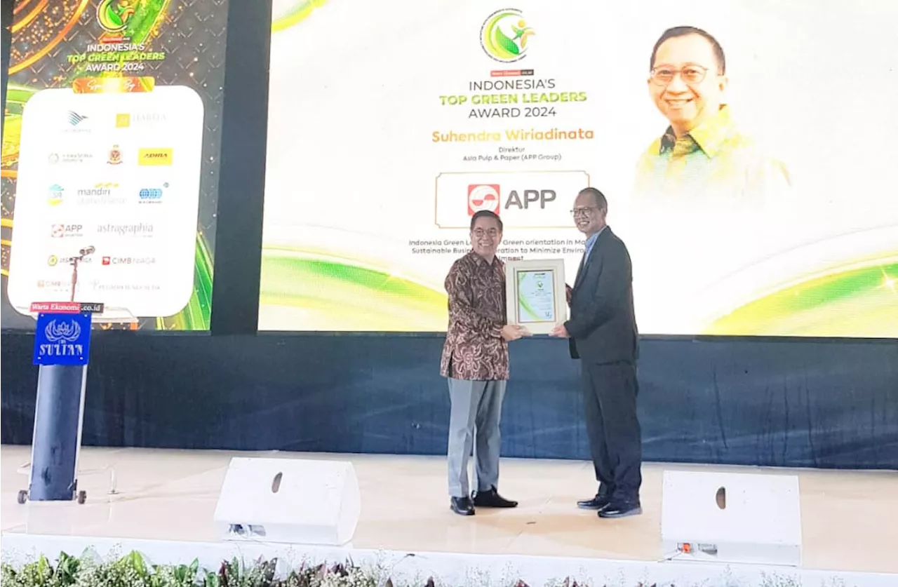 APP Group Raih Indonesia's Top Green Leaders Award 2024