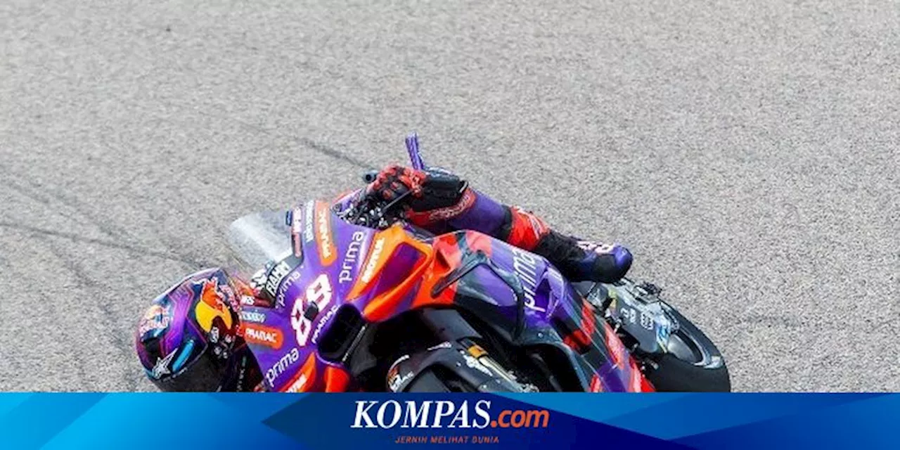 Hasil FP1 MotoGP Inggris 2024: Jorge Martin Pertama, Marquez Terjungkal