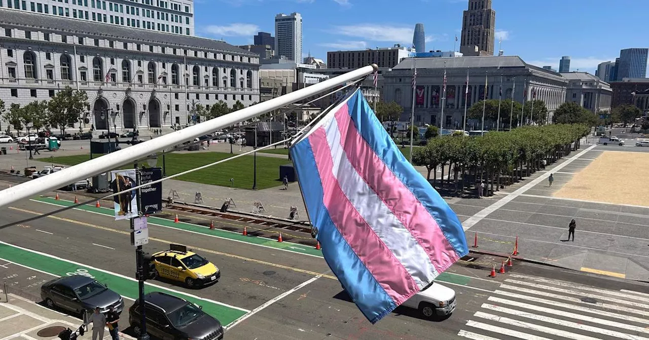 San Francisco mayor raises transgender flag at city hall for Transgender History Month