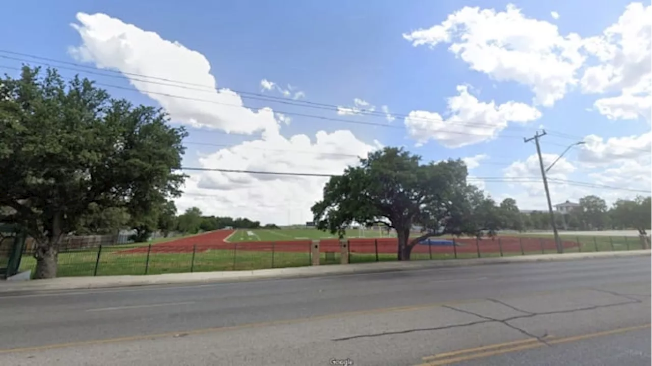 Holmes High School football field damaged by vandals in pickup truck