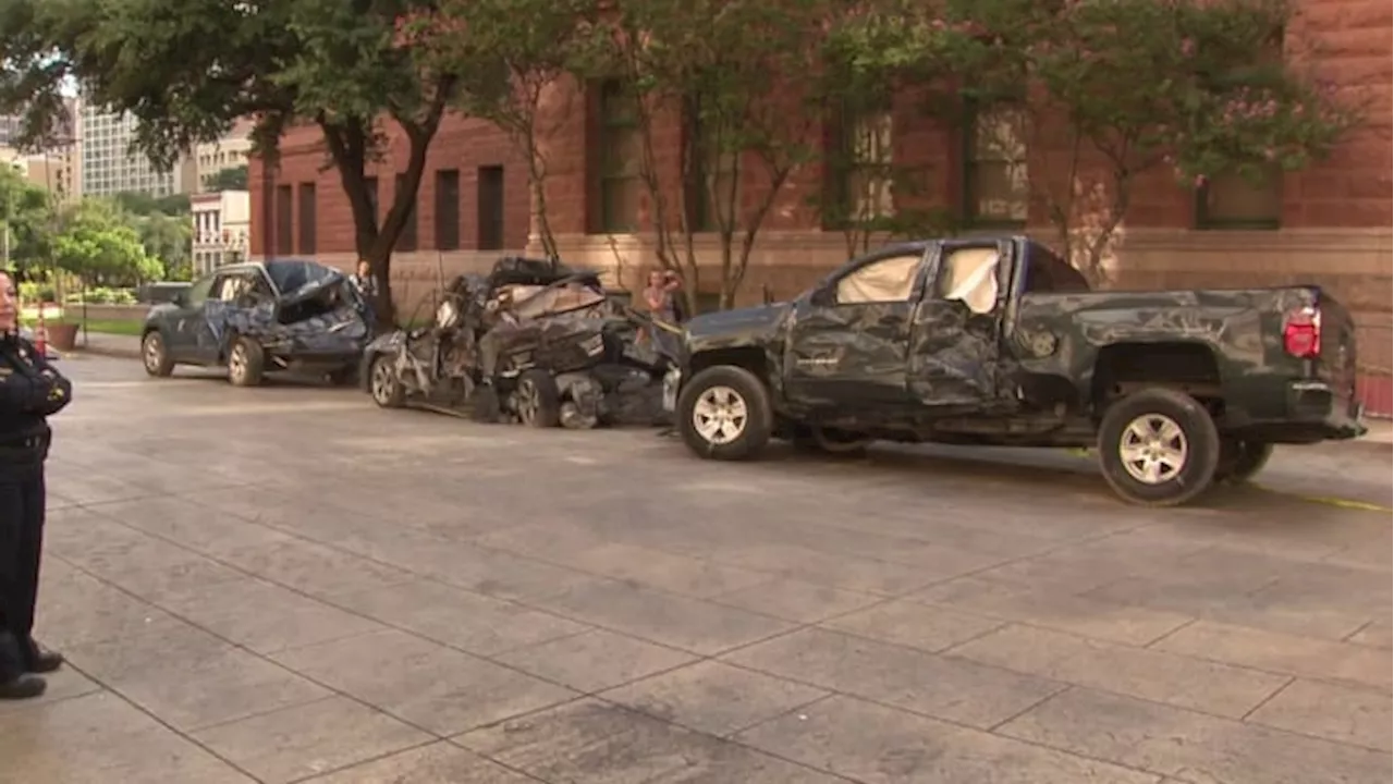 Jurors in manslaughter trial get close-up look at cars, truck involved in 2022 deadly crash