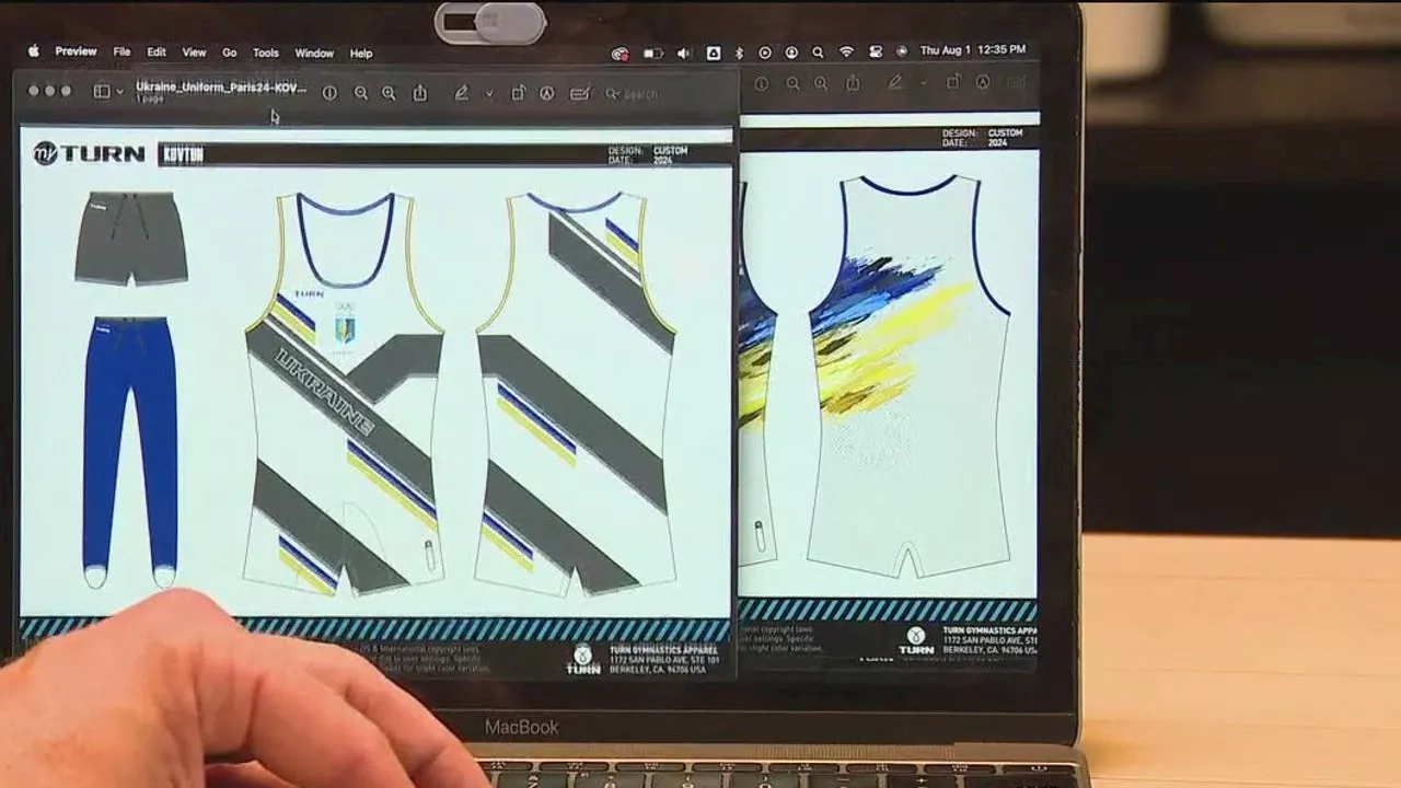 Berkeley small business donated uniforms to Ukrainian Olympians