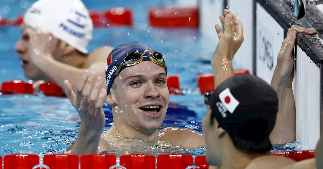 Natation : insubmersible, Léon Marchand s’offre une quatrième médaille d’or en quatre courses