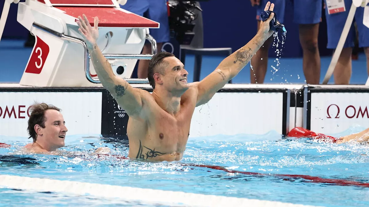 JO Paris 2024 : Florent Manaudou en bronze sur le 50 m nage libre