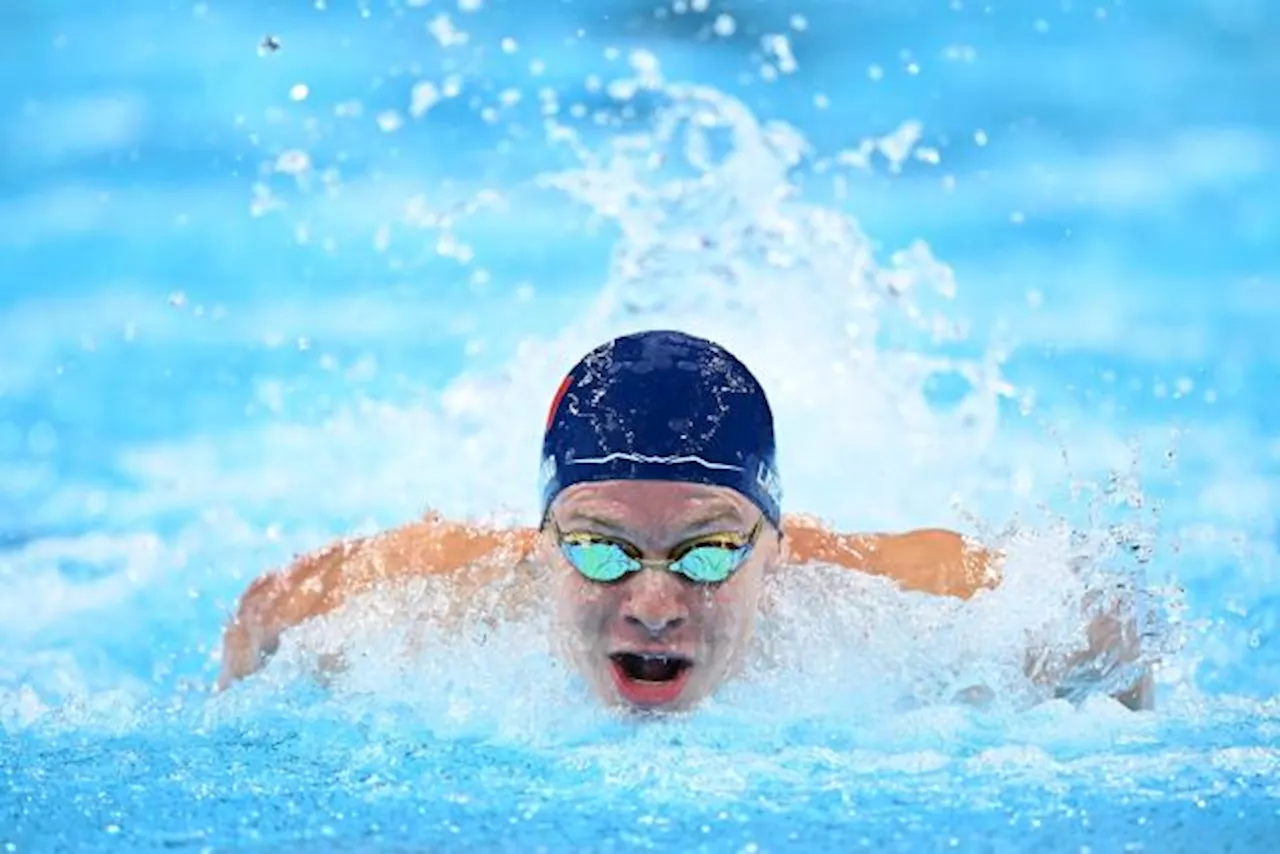 Encore un chrono royal pour Léon Marchand aux JO de Paris 2024