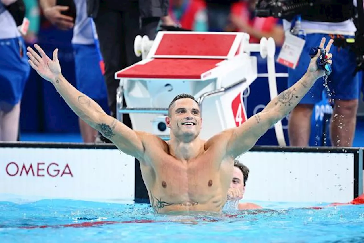 Florent Manaudou, « une rock star » médaillé au bout du spectacle