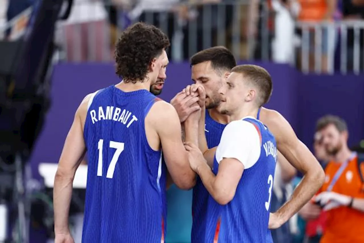 Troisième défaite d'affilée pour les Bleus du 3x3 aux JO de Paris 2024