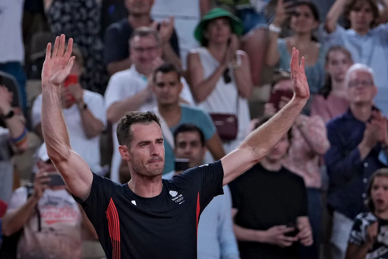 Andy Murray heads into retirement after Olympic doubles loss to American duo of Fritz, Paul