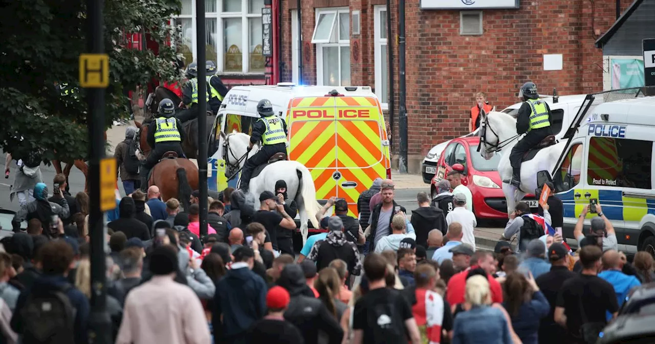 Police battered with beer barrels as disorder breaks out in Sunderland