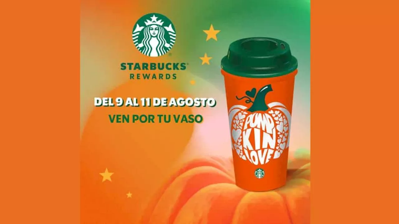 Este es el nuevo vaso Pumpkin Love que tendrá Starbucks a partir del 9 de agosto