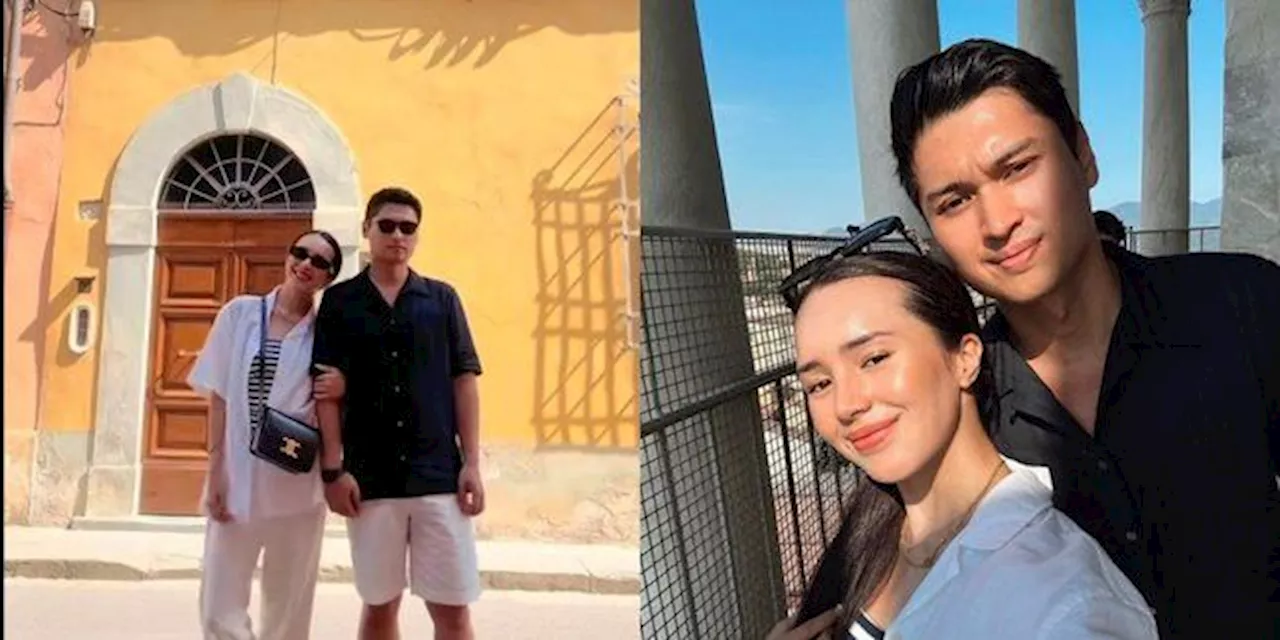 Foto-foto Mesra Beby Tsabina dan Rizki saat Honeymoon ke Italia, Romantis Banget Pakai Baju Couple