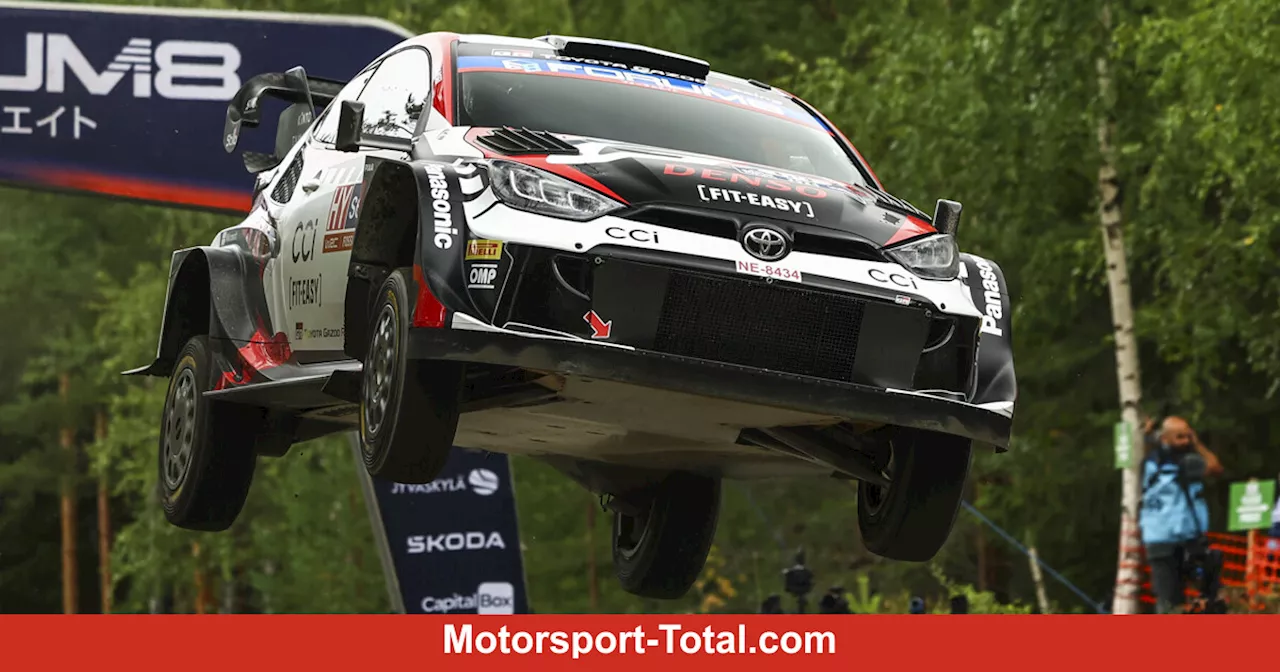 WRC Rallye Finnland 2024: Toyota-Dreifachführung am Freitag