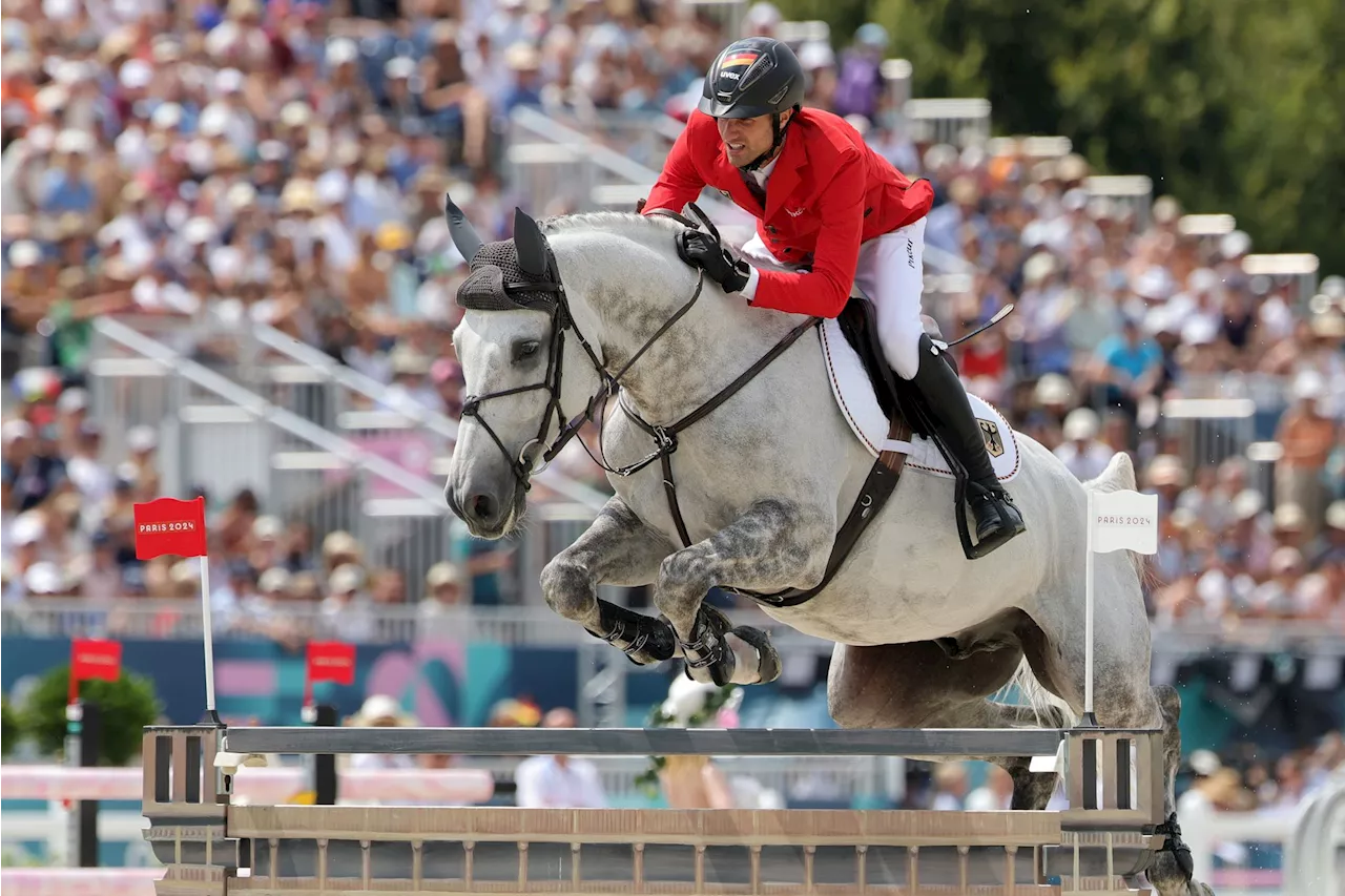 Deutsche Springreiter im Team ohne Medaille