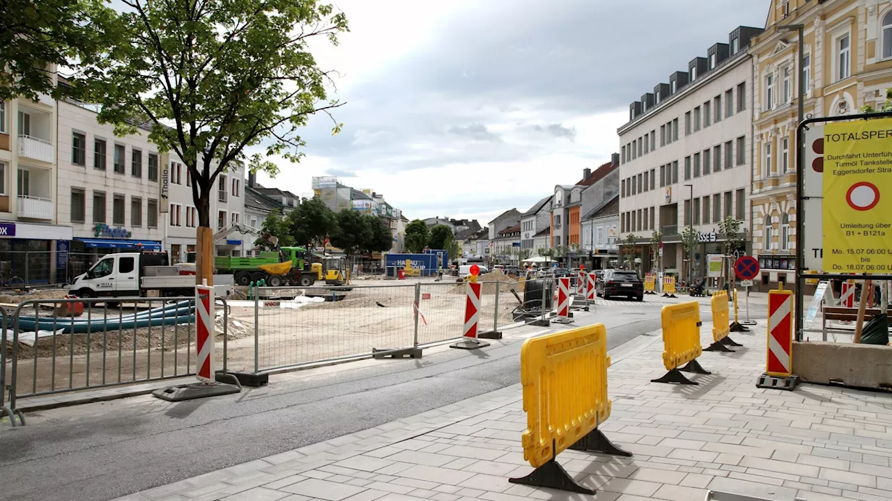 Amstettner Hauptplatz von 14. bis 19. August für Verkehr gesperrt