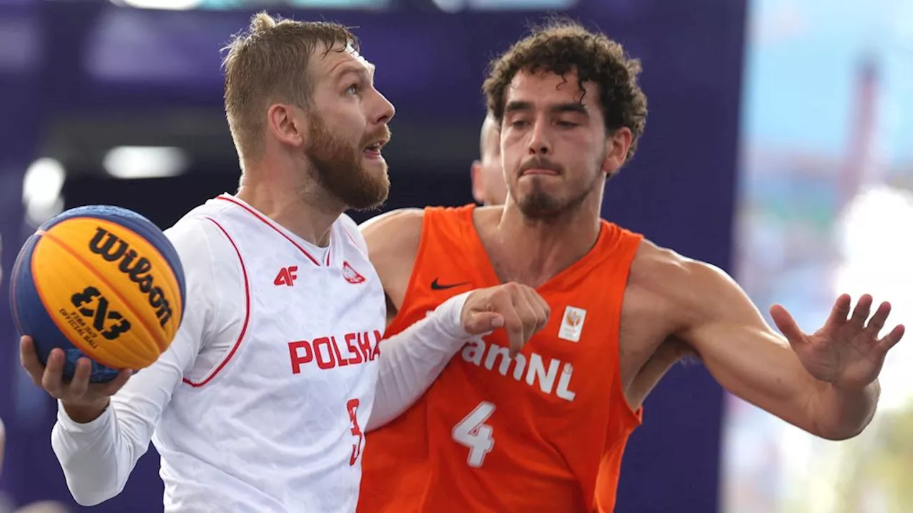 3x3-basketballers zetten stap naar volgende ronde met zege op Polen