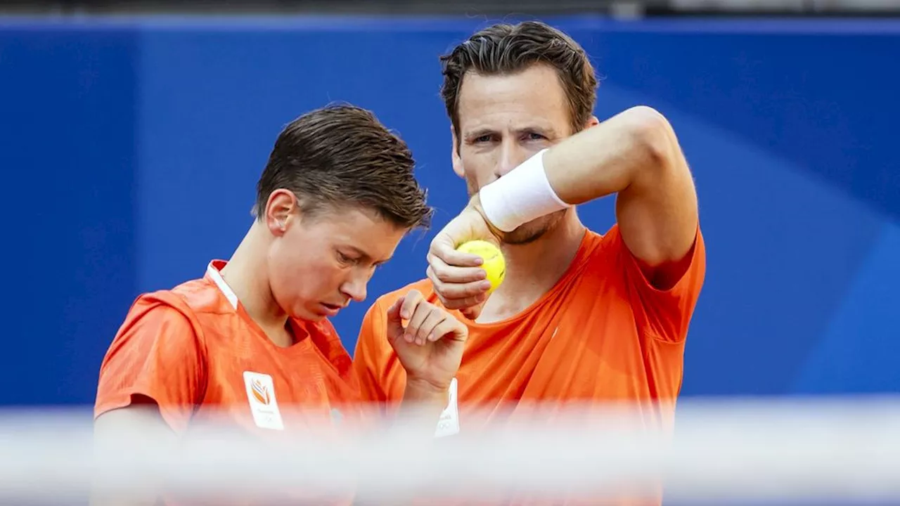 Geen eerste tennismedaille in 24 jaar: Koolhof en Schuurs grijpen naast brons