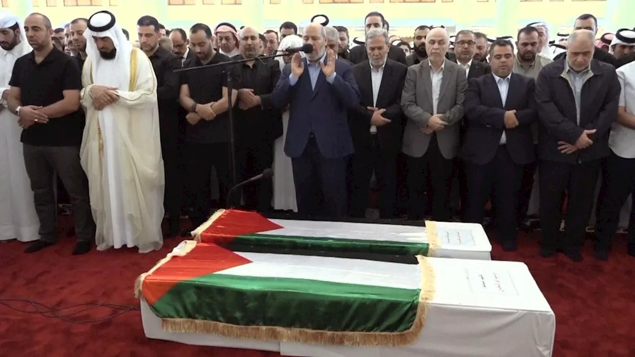 Hamasleider Haniyeh begraven in Qatar