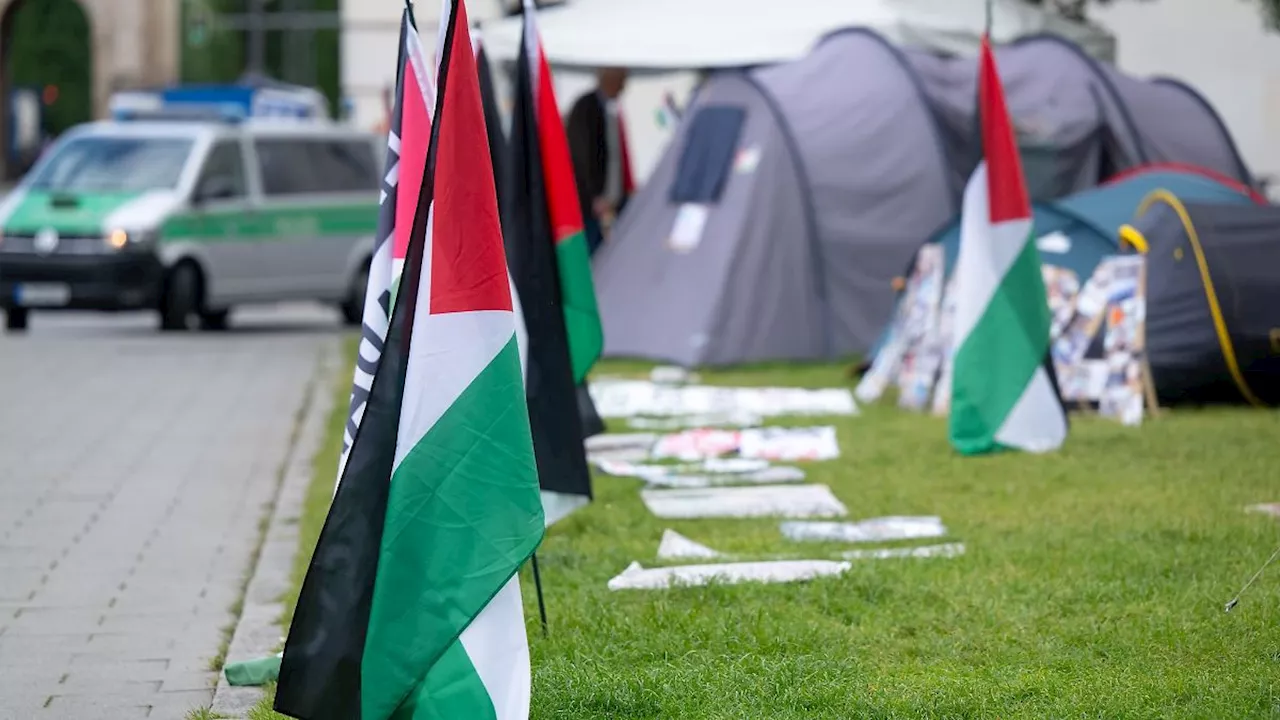 Bayern: Brandanschlag auf Pro-Palästina-Protestcamp in München