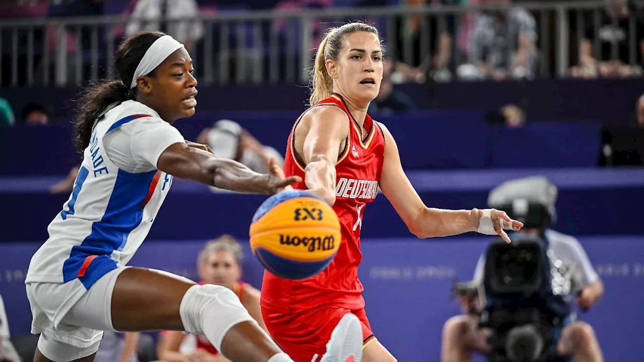 Krimi gegen Frankreich: 3x3-Basketballerinnen stehen kurz vor Olympia-Halbfinale