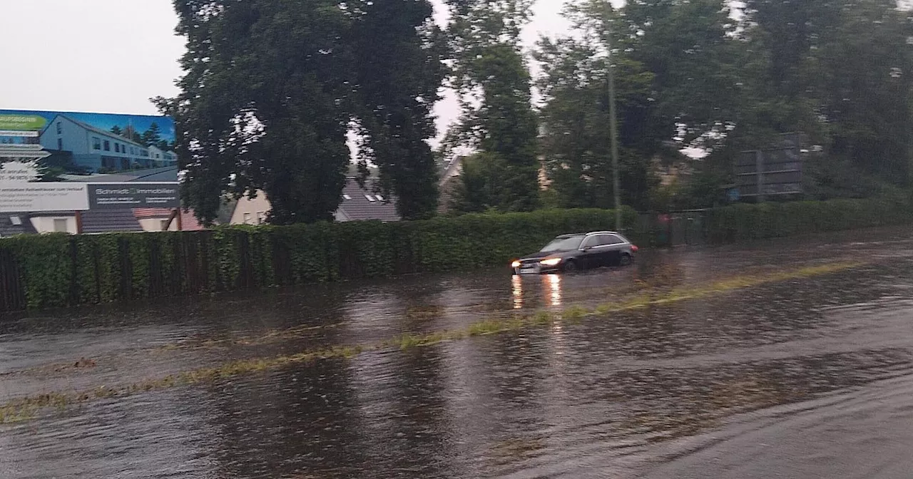 Wieder ein Unwetter: Bielefelder Süden steht unter Wasser