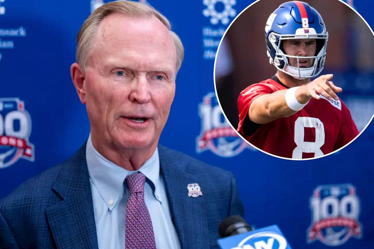 John Mara 'still happy' Giants gave Daniel Jones $160 million contract