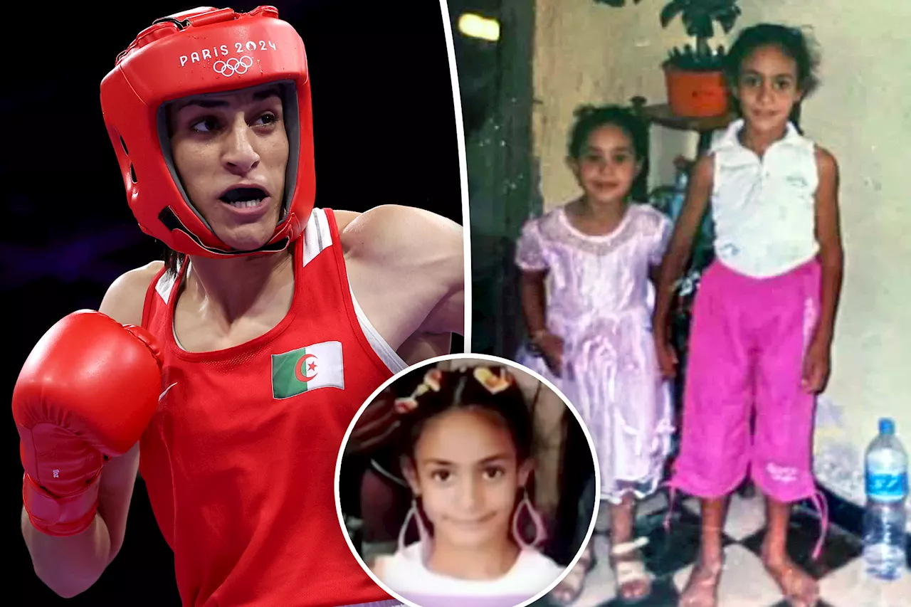 Young Imane Khelif photos emerge as Olympics gender controversy festers