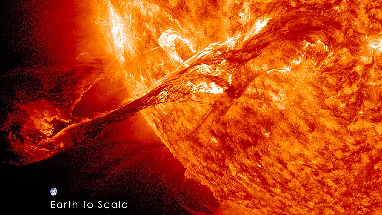 Massive solar wind disturbance caused Earth's magnetosphere to fly without its usual tail