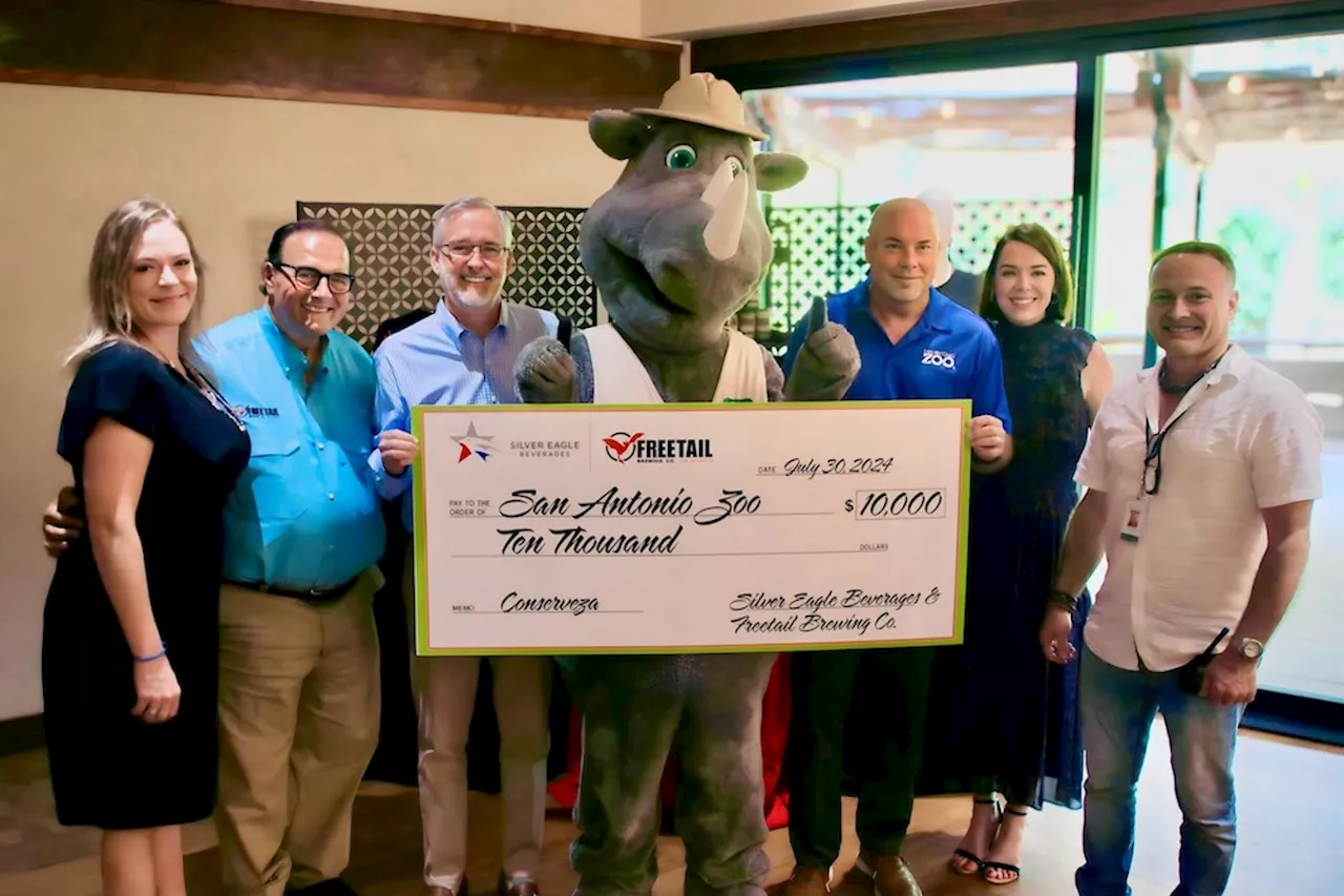 San Antonio Zoo receives $10,000 donation from local brewery