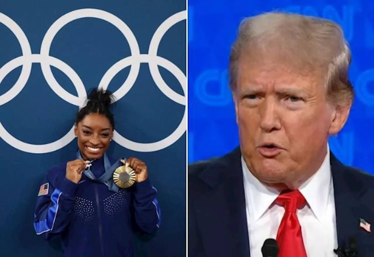 Simone Biles responde à declaração polêmica de Trump sobre