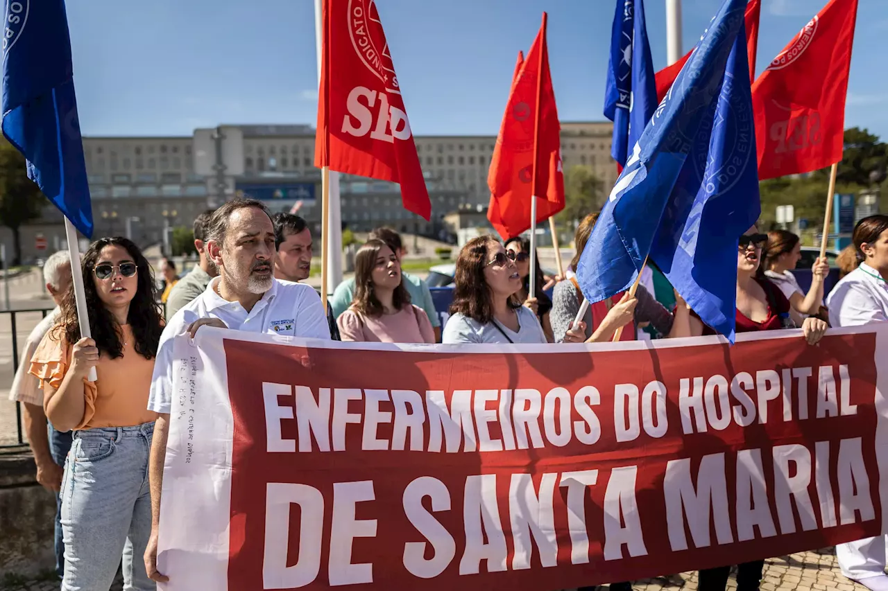 20 minutos: greve dos enfermeiros afeta serviços em vários hospitais