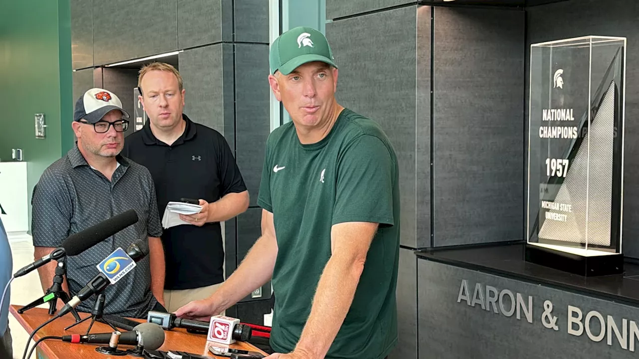 Michigan State Spartans offensive coordinator Brian Lindgren discusses recruiting