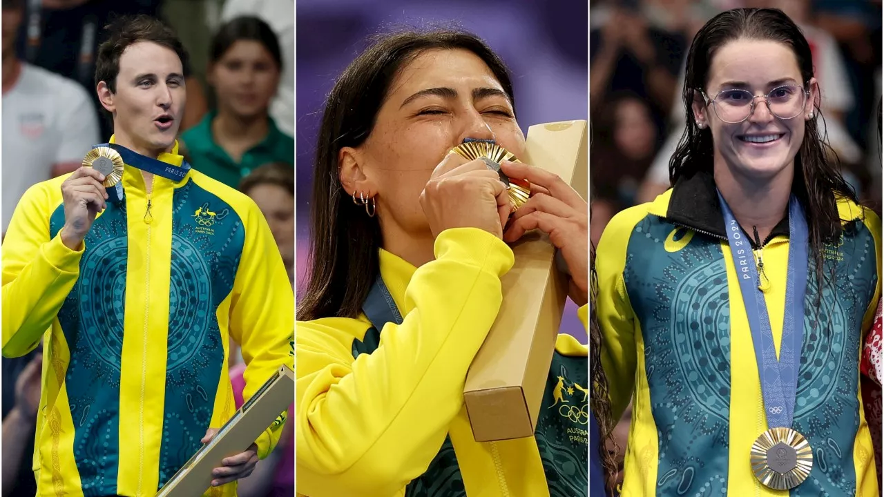 Incredibles scenes as Australia win three gold medals in just over one hour