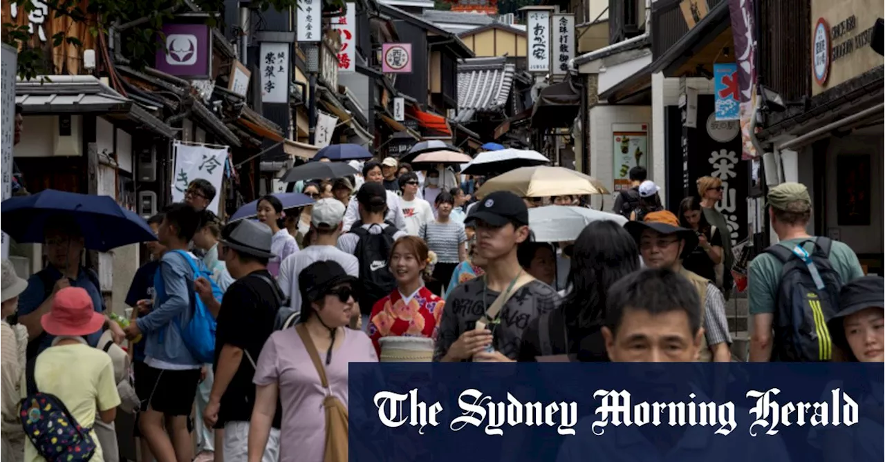 Tourists are flocking to Japan in record numbers, the patience of locals is being challenged