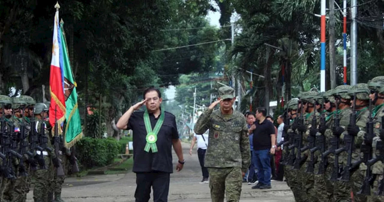 Romualdez visits, lauds Sulu-based 11ID troops