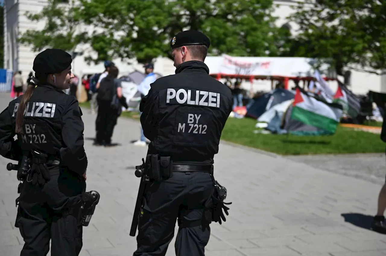 Brandanschlag auf Pro-Palästina-Camp in München