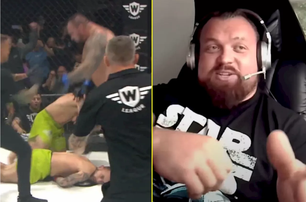 Eddie Hall admits he broke unwritten rule in bizarre 2 vs 1 MMA fight where he scored brutal KO...