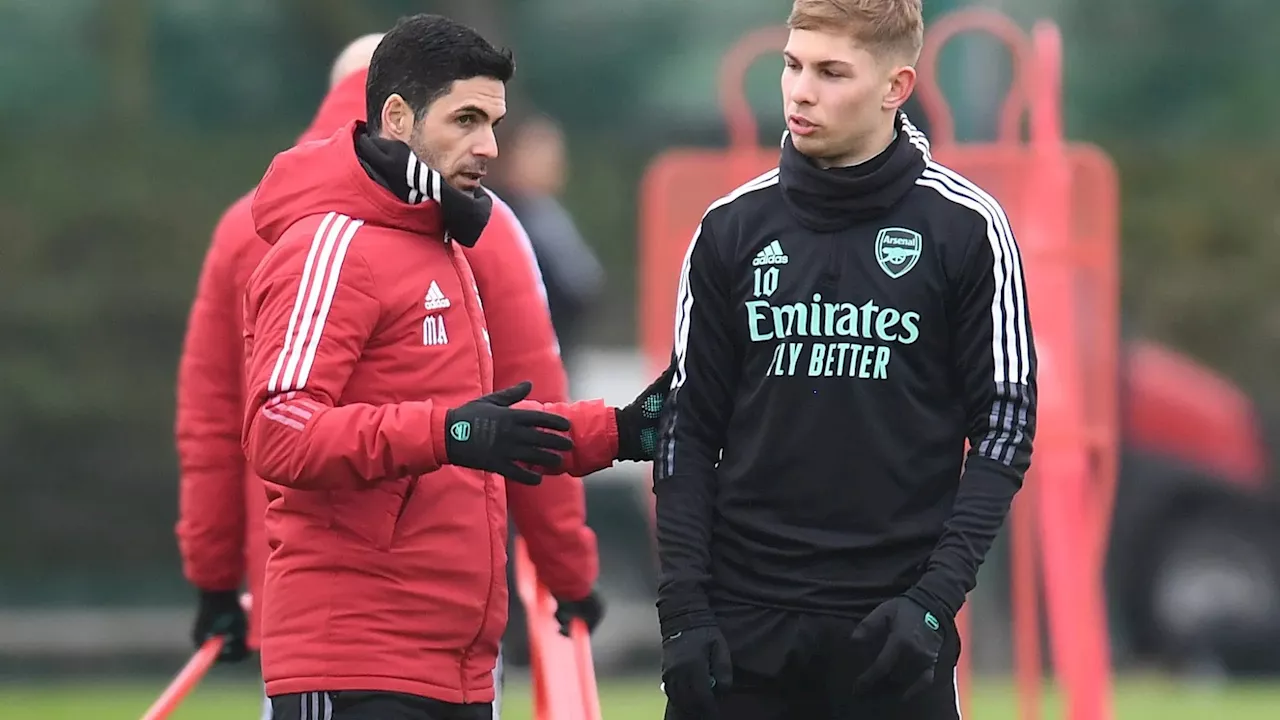 Mikel Arteta left gutted as Arsenal confirm sale of Emile Smith Rowe to Fulham in deal worth £34million...