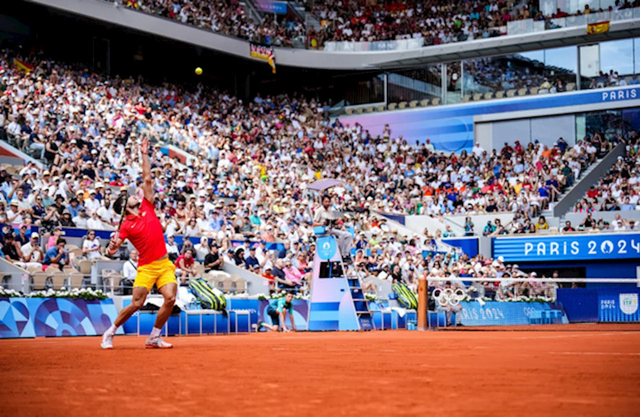 Alcaraz into Olympics final as Djokovic battles to save gold dream