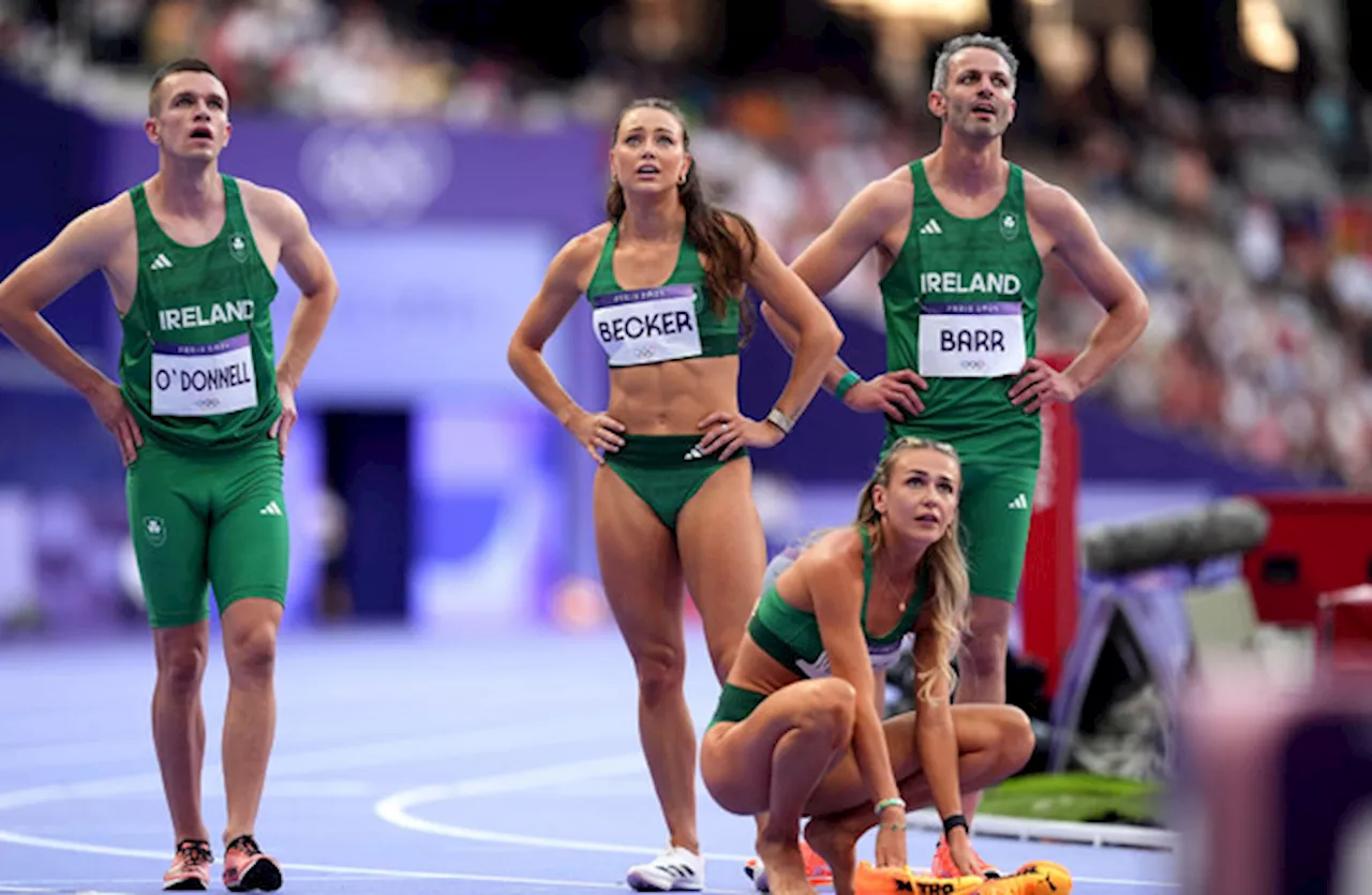 Irish 4x400m relay team fall short in bid to qualify for Olympic final