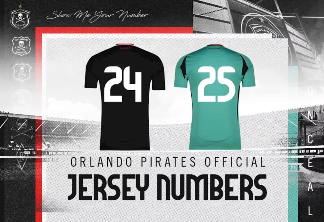 Orlando Pirates reveal shirt numbers ahead of 2024/25 season