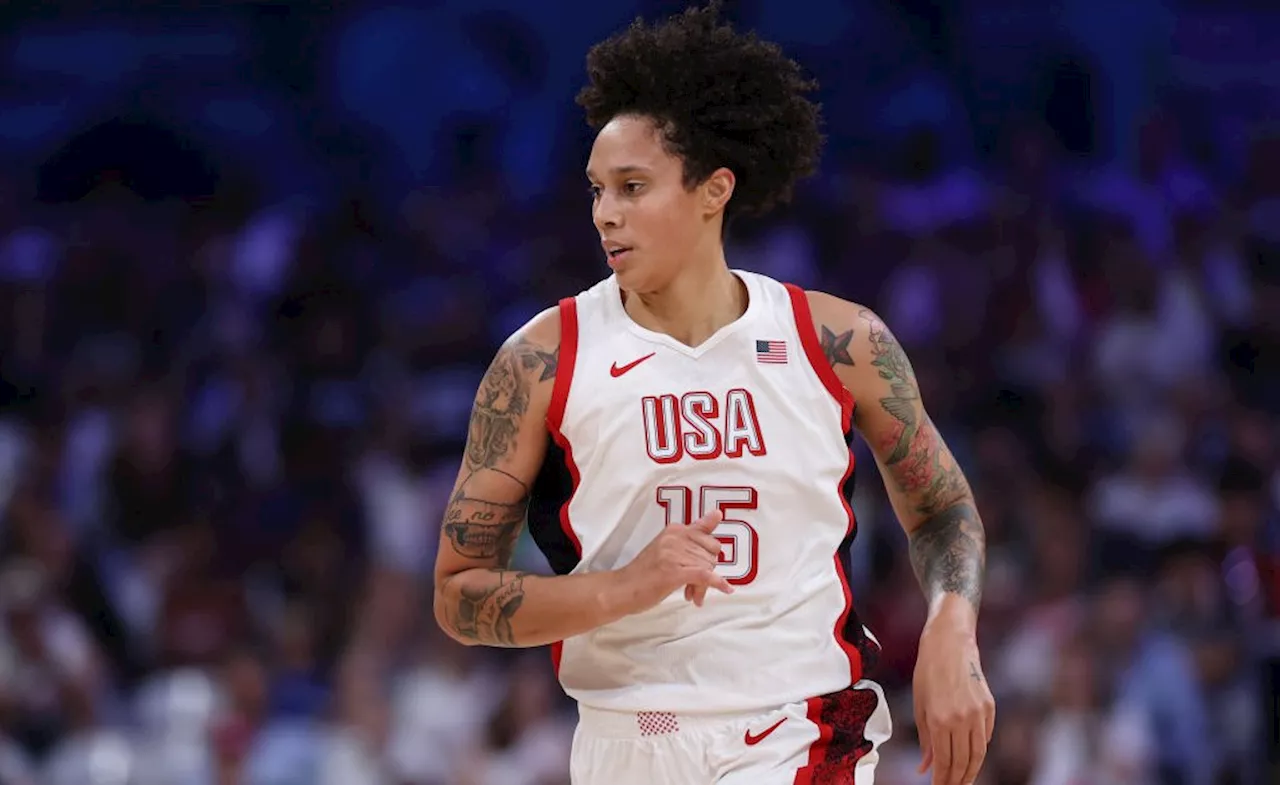 Brittney Griner Celebrates Evan Gershkovich’s Prison Release at the Olympics