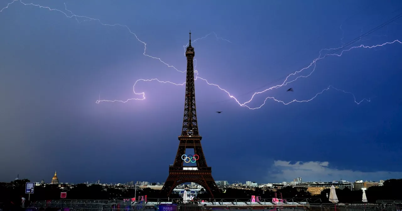 Lightning At Eiffel Tower During Olympics, History of Structure