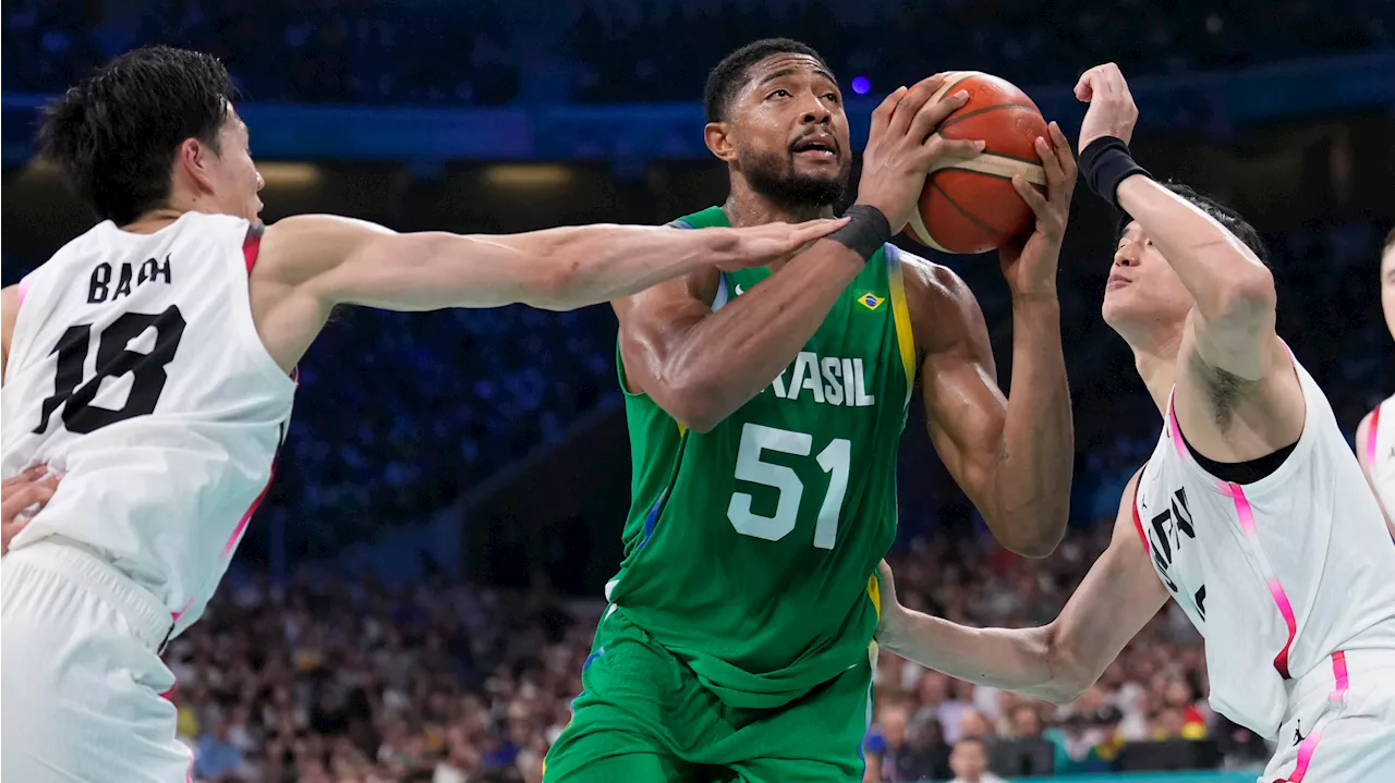 Brazil cruises past Japan behind Caboclo's 33 points in Olympic men's basketball